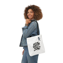 Hit the Dayum Ball Canvas Tote Bag with 5-Color Straps